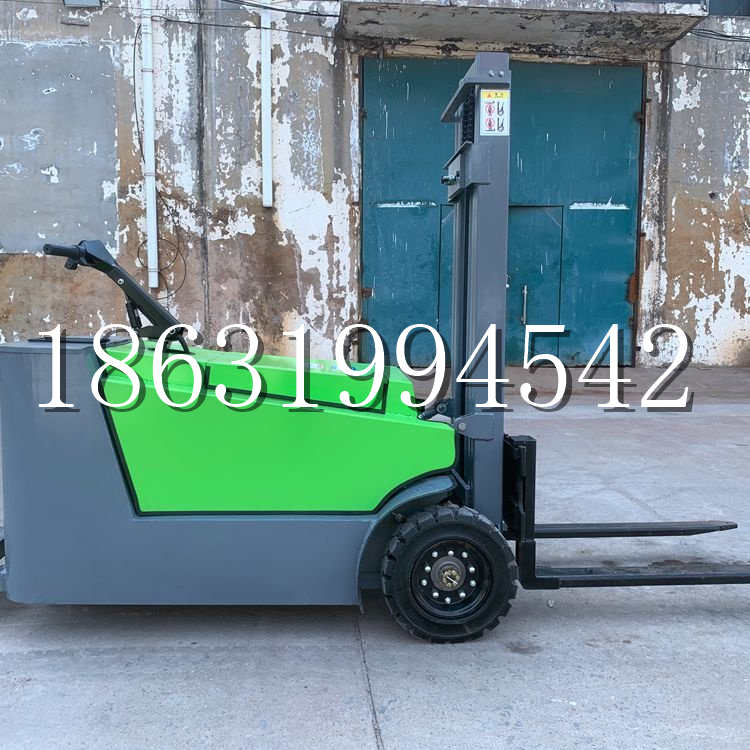 玛沁县小型电动叉车1吨2吨步行站驾式电瓶堆高充电装卸车液压升降车铲车